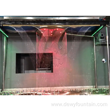 outdoor or indoor decorative digital water curtain fountain